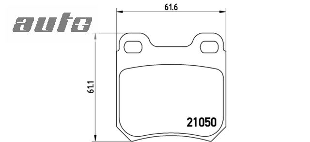 P 59 014 BREMBO KLOCKI HAMULCOWE