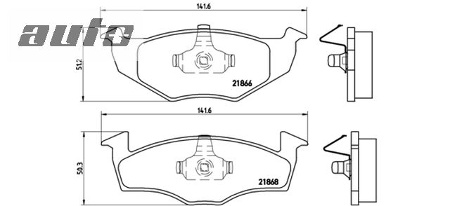 P85025 BREMBO KLOCKI HAMULCOWE