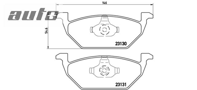 P85041 BREMBO KLOCKI HAMULCOWE bez czujników