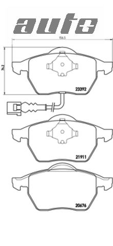 P85045 BREMBO KLOCKI HAMULCOWE