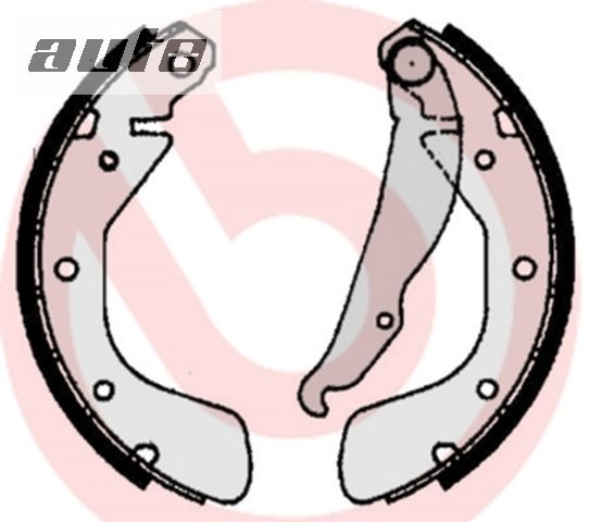 S59511 BREMBO SZCZEKI HAMULCOWE