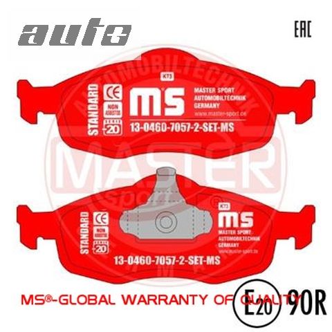 13-0460-7057-2-SET-M MASTER-SPORT KLOCKI HAMULCOWE FORD KPL K73