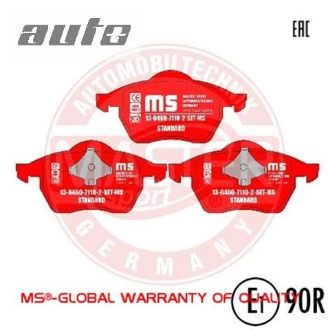 13-0460-7110-2-N-SET MASTER-SPORT KLOCKI HAMULCOWE PREMIUM AUDI KPL K84