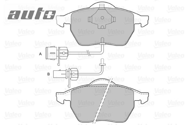 598483 VALEO KLOCKI HAMULCOWE