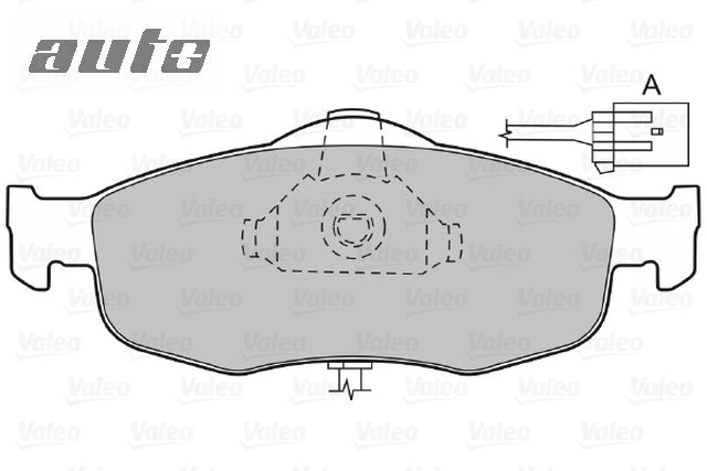 598034 VALEO KLOCKI HAMULCOWE MONDEO 21394