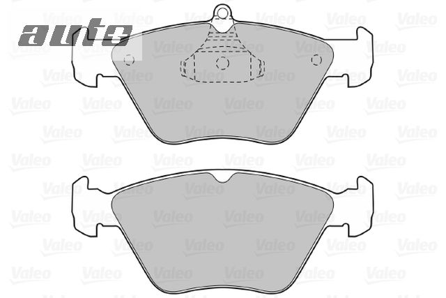 598050 VALEO KLOCKI HAMULCOWE