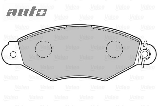 598325 VALEO KLOCKI HAMULCOWE
