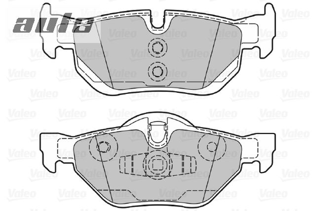 598703 VALEO KLOCKI HAM TYL BMW 1 120